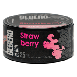 Табак Sebero Black - Strawberry (Клубника, 25 грамм)