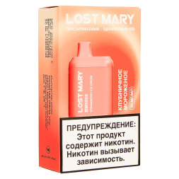 LOST MARY BM - Клубничное Мороженое (Strawberry Ice Cream, 5000 затяжек)