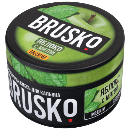 Смесь Brusko Medium - Яблоко с Мятой (250 грамм) купить в Казани