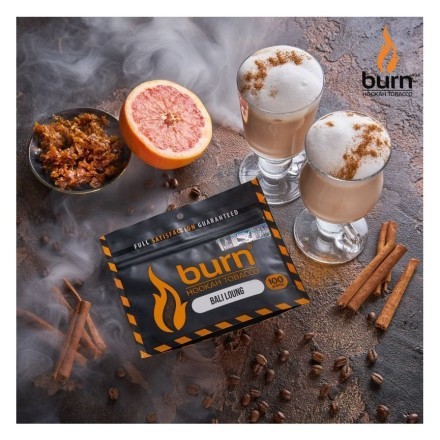 Табак Burn - Bali Lounge (Латте и Грейпфрут, 100 грамм) купить в Казани