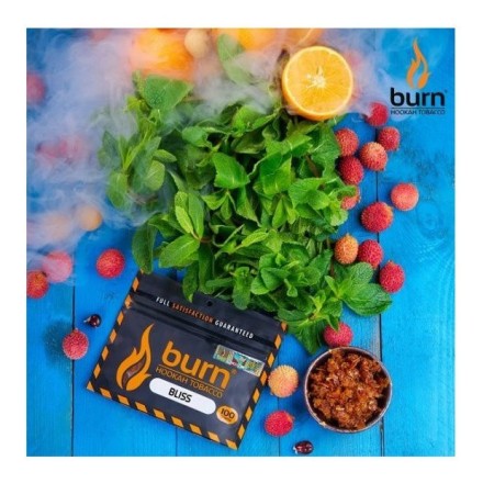 Табак Burn - Bliss (Личи с Мятой, 100 грамм) купить в Казани