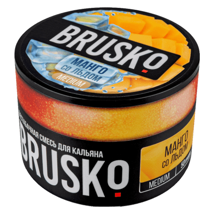 Смесь Brusko Medium - Манго со Льдом (50 грамм) купить в Казани