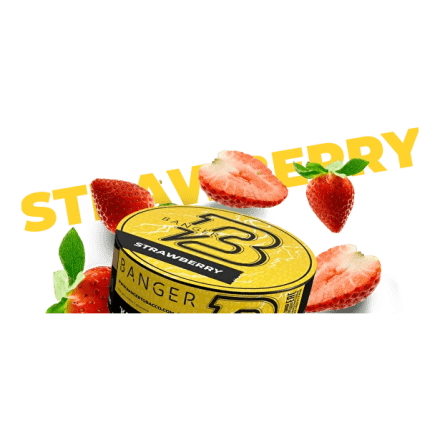 Табак Banger - Strawberry (Клубника, 100 грамм) купить в Казани