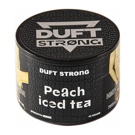 Табак Duft Strong - Peach Iced Tea (Ледяной Персиковый Чай, 40 грамм) купить в Казани