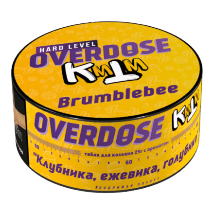 Табак Overdose - Brumblebee (Клубника, Ежевика, Голубика, 25 грамм) купить в Казани