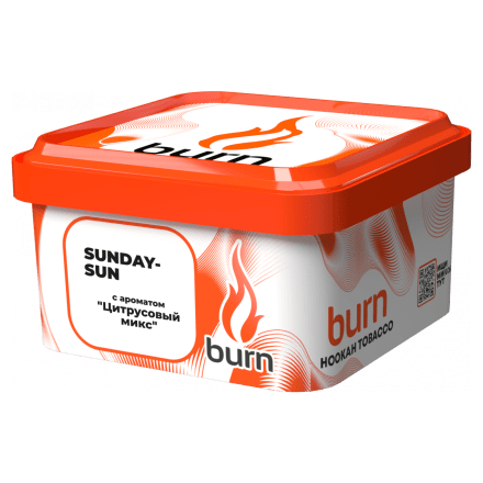 Табак Burn - Sundaysun (Цитрусовый Микс, 200 грамм) купить в Казани