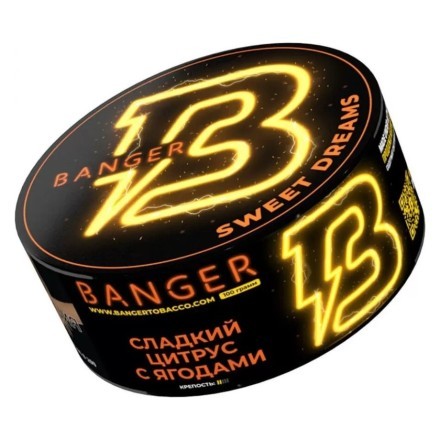 Табак Banger - Sweet Dreams (Сладкий Цитрус с Ягодами, 100 грамм) купить в Казани