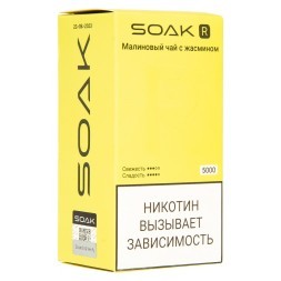 SOAK R - Малиновый Чай с Жасмином (5000 затяжек)