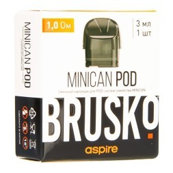 Сменный картридж Brusko - Minican (1.0 Ом, 1 шт.)