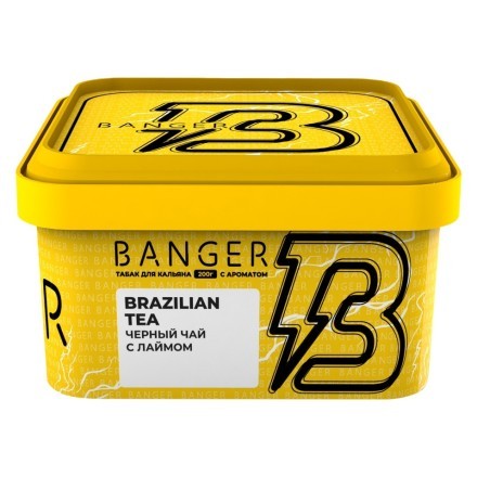 Табак Banger - Brazilian Tea (Чёрный Чай с Лаймом, 200 грамм) купить в Казани