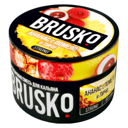 Смесь Brusko Strong - Ананас с Помело и Личи (50 грамм)