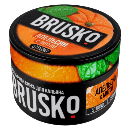 Смесь Brusko Strong - Апельсин с Мятой (50 грамм) купить в Казани