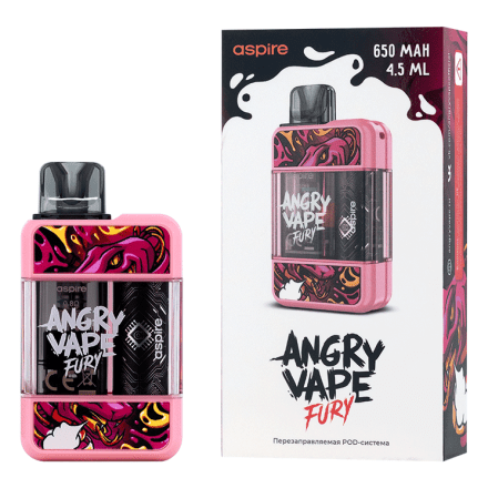 Электронная сигарета Brusko - Angry Vape Fury (650 mAh, Розовый) купить в Казани