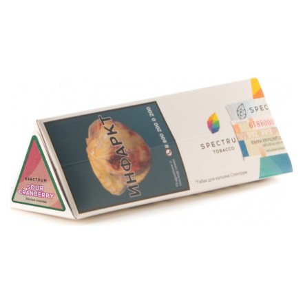 Табак Spectrum - Sour Cranberry (Кислая Клюква, 200 грамм) купить в Казани