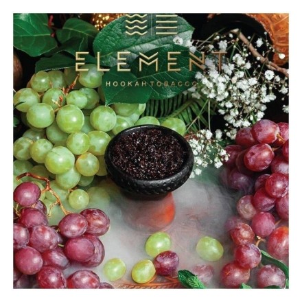 Табак Element Вода - Grape Mint (Мятный Виноград, 200 грамм) купить в Казани