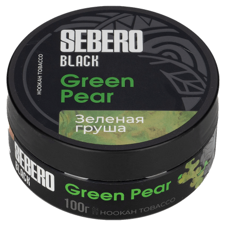 Табак Sebero Black - Green Pear (Зелёная Груша, 100 грамм) купить в Казани