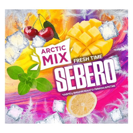 Табак Sebero Arctic Mix - Fresh Time (Фреш Тайм, 60 грамм) купить в Казани