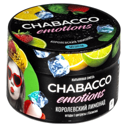 Смесь Chabacco Emotions MEDIUM - Royal Lemonade (Королевский Лимонад, 50 грамм)