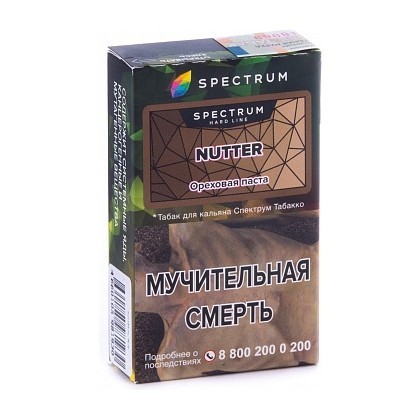 Табак Spectrum Hard - Nutter (Ореховая Паста, 40 грамм) купить в Казани