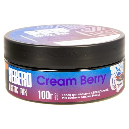 Табак Sebero Arctic Mix - Cream Berry (Крем Берри, 100 грамм) купить в Казани