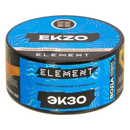 Табак Element Вода - Ekzo NEW (Экзо, 25 грамм) купить в Казани