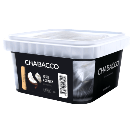 Смесь Chabacco MIX MEDIUM - Crème de Coco (Кокос и Сливки, 200 грамм) купить в Казани