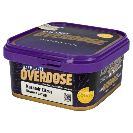Табак Overdose - Kashmir Citrus (Кашмир Цитрус, 200 грамм) купить в Казани