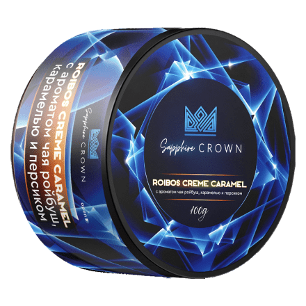 Табак Sapphire Crown - Roibos Creme Caramel (Чай Ройбуш с Карамелью и Персиком, 100 грамм) купить в Казани