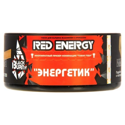Табак BlackBurn - Red Energy (Энергетик, 100 грамм) купить в Казани