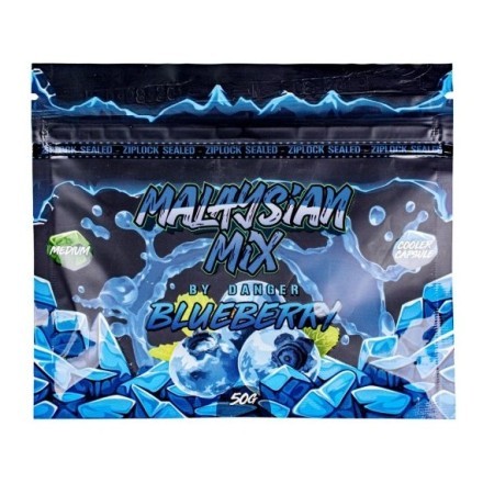 Смесь Malaysian Mix Medium - Blueberry (Черника, 50 грамм) купить в Казани