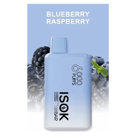 ISOK ISBAR - Черника Малина (Blueberry Raspberry, 6000 затяжек) купить в Казани