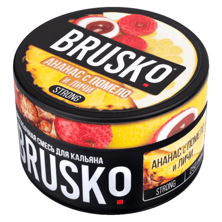 Смесь Brusko Strong - Ананас с Помело и Личи (250 грамм) купить в Казани