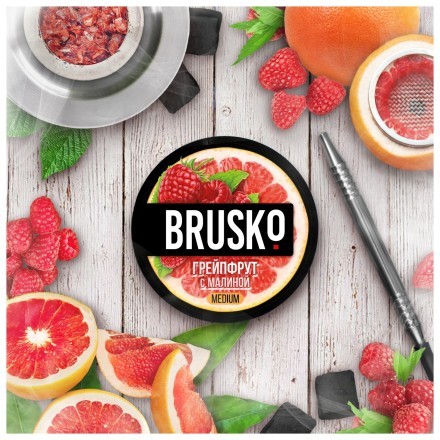 Смесь Brusko Medium - Грейпфрут с Малиной (50 грамм) купить в Казани