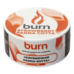 Табак Burn - Strawberry Panna-Cotta (Клубничная Панна-котта, 25 грамм)