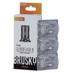 Испарители для Brusko Cloudflask 3 (0.25 Ом, 3 шт.)