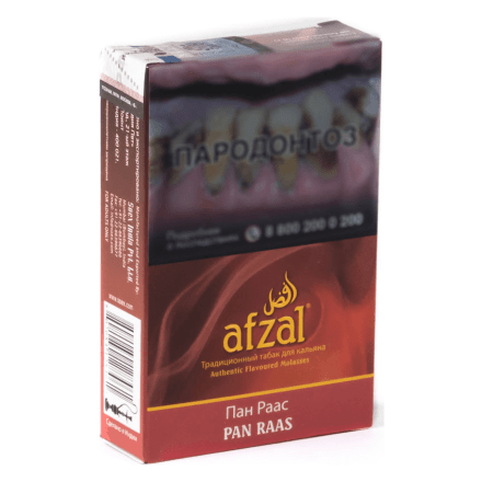 Табак Afzal - Pan Raas (Индийская Газировка, 40 грамм) купить в Казани